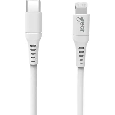GEAR Ladekabel USB-C zu Lightning - 1m Weiß C94 GEAR Ladekabel USB-C zu Lightning - 1m Weiß C94