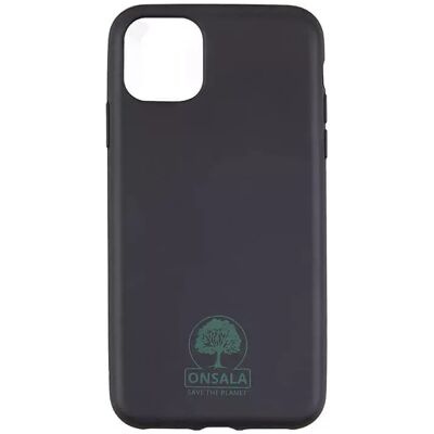 Onsala Eco iPhone 12 Pro Max Schwarzer Eco Handyhülle Onsala Eco iPhone 12 Pro Max Schwarzer Eco Handyhülle