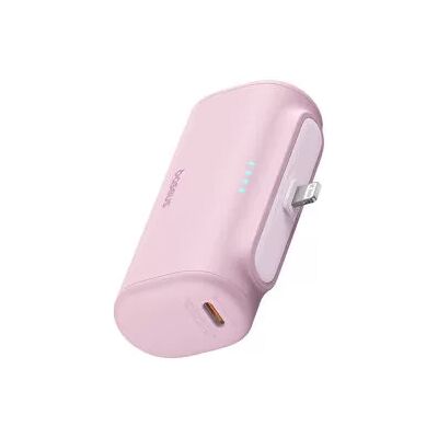 Baseus Pink 5000mAh Kompakte Powerbank - Power Bank Baseus Pink 5000mAh Kompakte Powerbank - Power Bank