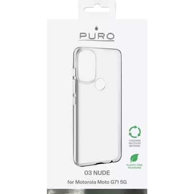 Puro Motorola Moto G71 0.3 Nude, Transparent Puro Motorola Moto G71 0.3 Nude, Transparent