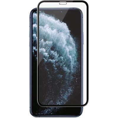 Panzer iPhone 11 Pro Max/Xs Max Vollpassend Glas - Schwarz Panzer iPhone 11 Pro Max/Xs Max Vollpassend Glas - Schwarz