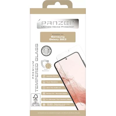 Panzer Premium Full-Fit Glas für Galaxy S23 - Klar Displayschutz Panzer Premium Full-Fit Glas für Galaxy S23 - Klar Displayschutz