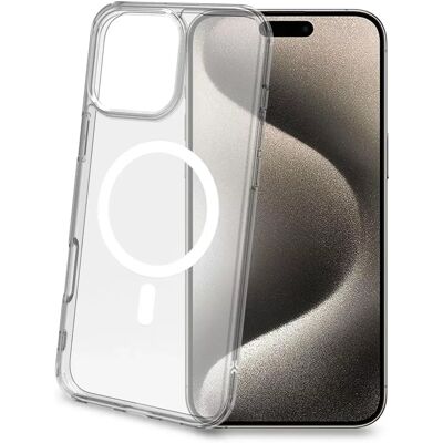 Celly iPhone 16 Pro Max Transparentes Magnetcase Celly iPhone 16 Pro Max Transparentes Magnetcase