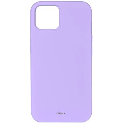 Onsala Lilla Silikonhülle für iPhone 14/13 - Stilvoller Schutz Onsala Lilla Silikonhülle für iPhone 14/13 - Stilvoller Schutz