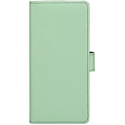 Samsung Galaxy A72 Grünes Leder Wallet-Hülle - 3 Kartenfächer Samsung Galaxy A72 Grünes Leder Wallet-Hülle - 3 Kartenfächer