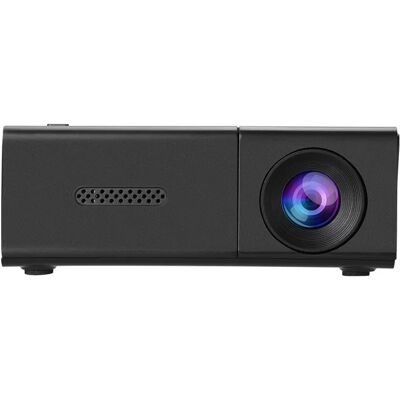INF Mini 3D Projektor kompatibel mit Haiqi D3101 Chipset – Tragbares Heimkino, 1080P Decoding, HDMIx1, integrierter Schwarz INF Mini 3D Projektor kompatibel mit Haiqi D3101 Chipset – Tragbares Heimkino, 1080P Decoding, HDMIx1, integrierter Schwarz