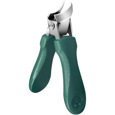 INF Nagelknipser mit breiter Öffnung und abgewinkelter Klinge - Edelstahl-Zange für eingewachsene Zehennägel Grün INF Nagelknipser mit breiter Öffnung und abgewinkelter Klinge - Edelstahl-Zange für eingewachsene Zehennägel Grün