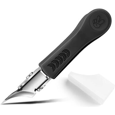 INF Ultra Scharfer 25° Winkel-Nagelknipser mit Schutzhülle – Präzises Schneiden Schwarz INF Ultra Scharfer 25° Winkel-Nagelknipser mit Schutzhülle – Präzises Schneiden Schwarz