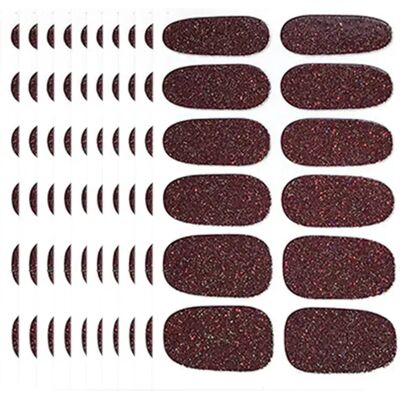 INF 10 Blatt Nagelsticker mit Nagelfeile - Süße & Wasserdichte Nagelaufkleber Braun INF 10 Blatt Nagelsticker mit Nagelfeile - Süße & Wasserdichte Nagelaufkleber Braun