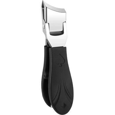 INF Anti-Spritz Edelstahl Nagelknipser mit schräger Kante für dicke Nägel Schwarz INF Anti-Spritz Edelstahl Nagelknipser mit schräger Kante für dicke Nägel Schwarz