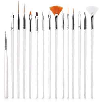 INF Set Nagelpinsel für Nailart 15 Stück INF Set Nagelpinsel für Nailart 15 Stück