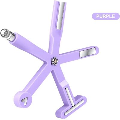INF 8-in-1 Cat-Eye-Magnet Nagelwerkzeug – starke Magnetwirkung für schnelle Cat-Eye-Effekte, ABS x Magnet, mehrere Farben Violett INF 8-in-1 Cat-Eye-Magnet Nagelwerkzeug – starke Magnetwirkung für schnelle Cat-Eye-Effekte, ABS x Magnet, mehrere Farben Violett