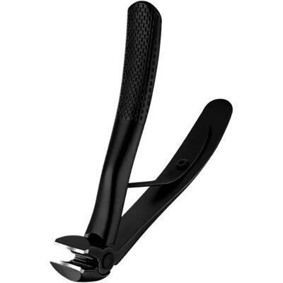 INF Langstieliger Nagelknipser mit gebogener Klinge, schrägem Kopf und Auffangbehälter – Edelstahl Schwarz INF Langstieliger Nagelknipser mit gebogener Klinge, schrägem Kopf und Auffangbehälter – Edelstahl Schwarz