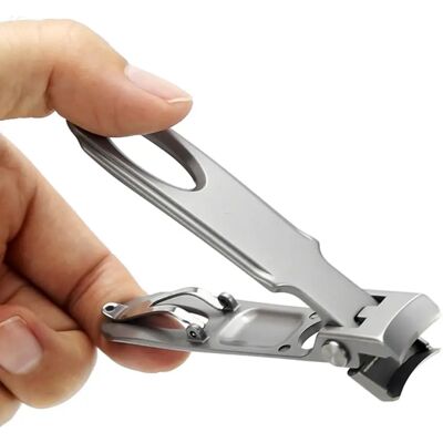 INF Edelstahl-Zehennagelzange mit großer Öffnung – Silber, Eingewachsene Nägel, Spritzschutz, Für dicke Zehennägel INF Edelstahl-Zehennagelzange mit großer Öffnung – Silber, Eingewachsene Nägel, Spritzschutz, Für dicke Zehennägel