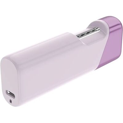 INF Tragbarer Mini-Elektrischer Nagelknipser – Ein-Knopf-Trimmer, Polierer & Nagelstaubabsaugung, Type-C wiederaufladbar Violett INF Tragbarer Mini-Elektrischer Nagelknipser – Ein-Knopf-Trimmer, Polierer & Nagelstaubabsaugung, Type-C wiederaufladbar Violett