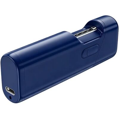 INF Tragbarer Mini-Elektrischer Nagelknipser – Ein-Knopf-Trimmer, Polierer & Nagelstaubabsaugung, Type-C wiederaufladbar Dunkelblau INF Tragbarer Mini-Elektrischer Nagelknipser – Ein-Knopf-Trimmer, Polierer & Nagelstaubabsaugung, Type-C wiederaufladbar Dunkelblau