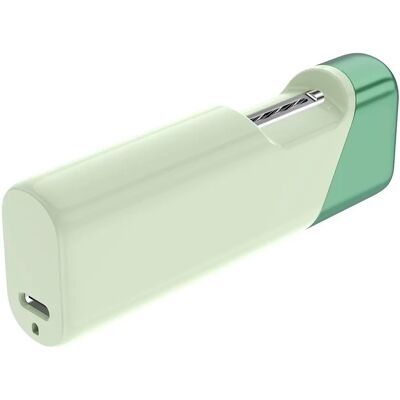 INF Tragbarer Mini-Elektrischer Nagelknipser – Ein-Knopf-Trimmer, Polierer & Nagelstaubabsaugung, Type-C wiederaufladbar Hellgrün INF Tragbarer Mini-Elektrischer Nagelknipser – Ein-Knopf-Trimmer, Polierer & Nagelstaubabsaugung, Type-C wiederaufladbar Hellgrün