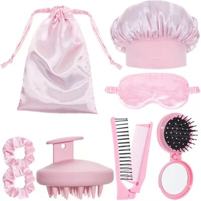 INF Haarpflegeset Pink, tragbar & komplett 8er-Pack INF Haarpflegeset Pink, tragbar & komplett 8er-Pack