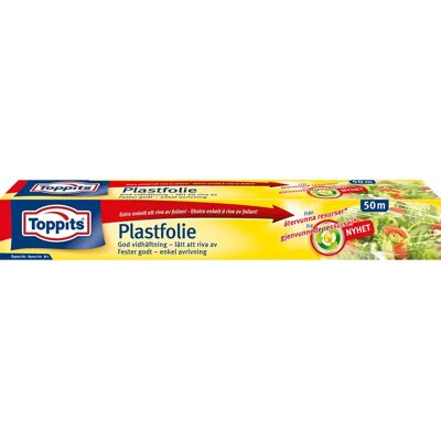Toppits Kunststofffolie - 32,5cm x 50m - Lebensmittelverpackung Toppits Kunststofffolie - 32,5cm x 50m - Lebensmittelverpackung