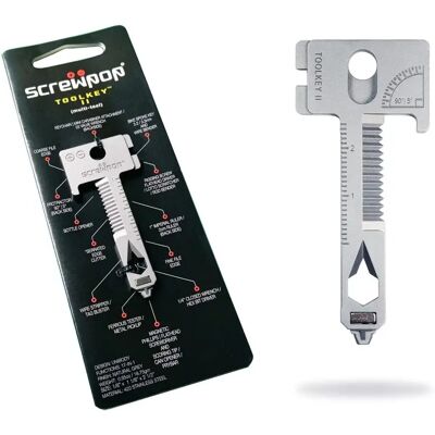 INF 17-in-1 Multitool Schlüsselanhänger — Kompaktes Metall-EDC mit Schraubendreher, Flaschenöffner und Schneideklinge INF 17-in-1 Multitool Schlüsselanhänger — Kompaktes Metall-EDC mit Schraubendreher, Flaschenöffner und Schneideklinge