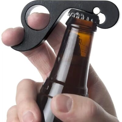 INF Magnetischer Einhand-Aluminium-Flaschenöffner – Tragbar, Kompakt, Starker Magnet für Camping und Partys Schwarz INF Magnetischer Einhand-Aluminium-Flaschenöffner – Tragbar, Kompakt, Starker Magnet für Camping und Partys Schwarz