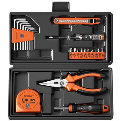 INF 23-teiliges Werkzeugkoffer-Set – Kompakte Werkzeugausstattung für Heimwerker & Reparaturen INF 23-teiliges Werkzeugkoffer-Set – Kompakte Werkzeugausstattung für Heimwerker & Reparaturen
