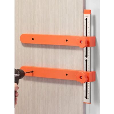 INF Edelstahl-Schablone für Schubladenauszüge mit Tiefenskala und Schnellklemmen INF Edelstahl-Schablone für Schubladenauszüge mit Tiefenskala und Schnellklemmen