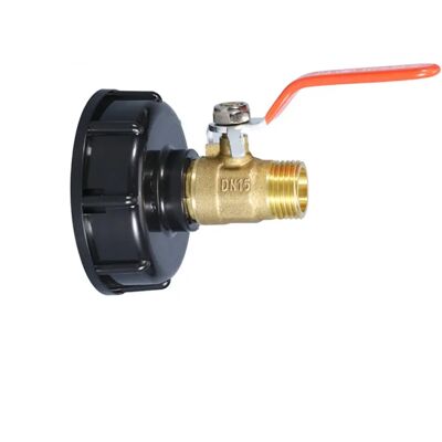 INF Ton Barrel IBC-Adapter – ABS+Messing Doppel-Außengewinde Kugelhahn, 1/2 inch 3/4 inch 1 inch Optionen, Korrosionsbeständig, INF Ton Barrel IBC-Adapter – ABS+Messing Doppel-Außengewinde Kugelhahn, 1/2 inch 3/4 inch 1 inch Optionen, Korrosionsbeständig,