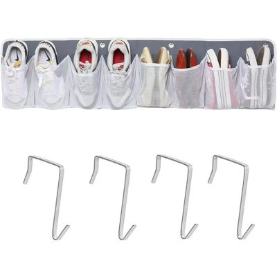 INF RV Camper 8-Taschen Hängeorganizer - Vliesstoff Nachttisch Schuhaufbewahrung Grau INF RV Camper 8-Taschen Hängeorganizer - Vliesstoff Nachttisch Schuhaufbewahrung Grau