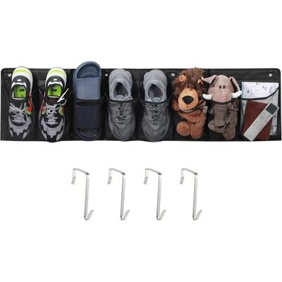 INF RV Camper 8-Taschen Hängeorganizer - Vliesstoff Nachttisch Schuhaufbewahrung Schwarz INF RV Camper 8-Taschen Hängeorganizer - Vliesstoff Nachttisch Schuhaufbewahrung Schwarz