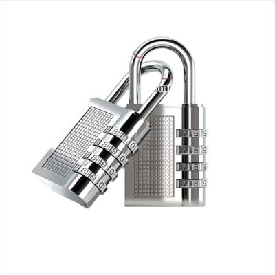 INF Großes schwarzes 4-stelliges Zahlenschloss – Zinklegierung mit langem Bügel für Fitnessschränke, Schränke und Gepäck Silber INF Großes schwarzes 4-stelliges Zahlenschloss – Zinklegierung mit langem Bügel für Fitnessschränke, Schränke und Gepäck Silber
