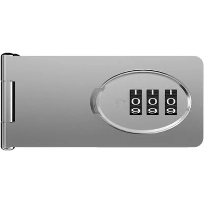 INF Bohrfreies schlüsselloses Zahlenschloss für Schubladen und Schränke, ABS+Edelstahl, Silber, ersetzbare Passwortstifte und INF Bohrfreies schlüsselloses Zahlenschloss für Schubladen und Schränke, ABS+Edelstahl, Silber, ersetzbare Passwortstifte und