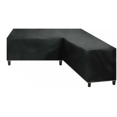 INF V-förmige Gartenmöbelabdeckung 270x270x90cm - Schwarzes Oxford-Gewebe INF V-förmige Gartenmöbelabdeckung 270x270x90cm - Schwarzes Oxford-Gewebe