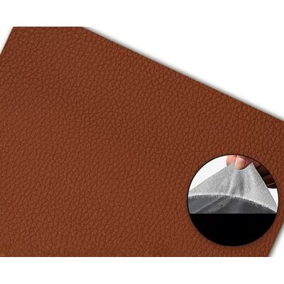 INF Selbstklebender PU Leder Reparaturflicken - 50cm x 137cm - Für Sofas, Autositze und Mehr Braun INF Selbstklebender PU Leder Reparaturflicken - 50cm x 137cm - Für Sofas, Autositze und Mehr Braun