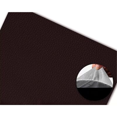 INF Selbstklebender PU Leder Reparaturflicken - 50cm x 137cm - Für Sofas, Autositze und Mehr Dunkelbraun INF Selbstklebender PU Leder Reparaturflicken - 50cm x 137cm - Für Sofas, Autositze und Mehr Dunkelbraun