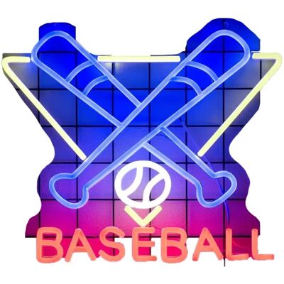 INF Baseball LED Neon Schild 40x34cm - USB-betriebenes Dekoratives Licht INF Baseball LED Neon Schild 40x34cm - USB-betriebenes Dekoratives Licht