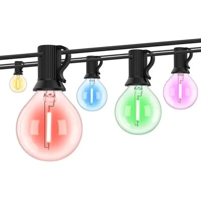 INF 7,6m 23 LED E12 Multicolor Lichterkette - EU Stecker mit 2 Ersatzbirnen INF 7,6m 23 LED E12 Multicolor Lichterkette - EU Stecker mit 2 Ersatzbirnen
