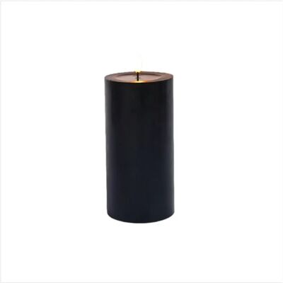 INF Magische schwarze LED-Flammenlose Kerze – 7,5 cm x 15 cm – Batteriebetrieben INF Magische schwarze LED-Flammenlose Kerze – 7,5 cm x 15 cm – Batteriebetrieben
