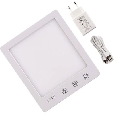 INF LED bionische Schreibtisch-Beauty-Lampe – 10000 lux UV-freies Licht, Touch-Dimmen, 4 Timer & faltbarer Ständer INF LED bionische Schreibtisch-Beauty-Lampe – 10000 lux UV-freies Licht, Touch-Dimmen, 4 Timer & faltbarer Ständer