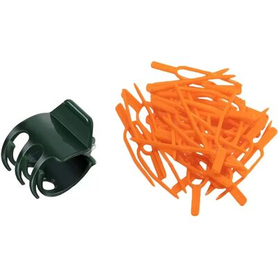 INF Pflanzenstützclips - Sichern Sie Ihre Gartenpflanzen Orange INF Pflanzenstützclips - Sichern Sie Ihre Gartenpflanzen Orange
