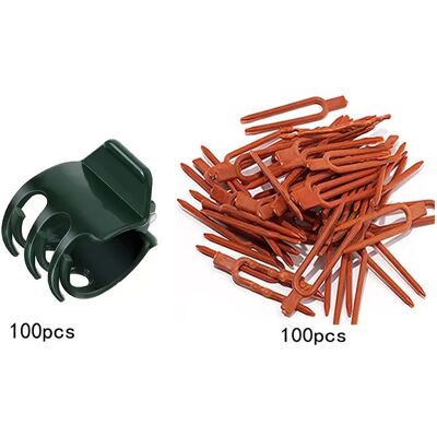 INF Pflanzenstützclips - Sichern Sie Ihre Gartenpflanzen Rot INF Pflanzenstützclips - Sichern Sie Ihre Gartenpflanzen Rot