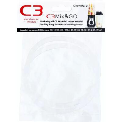 C3 Dichtung für Messer Mix&Go; 2er-Pack C3 Dichtung für Messer Mix&Go; 2er-Pack