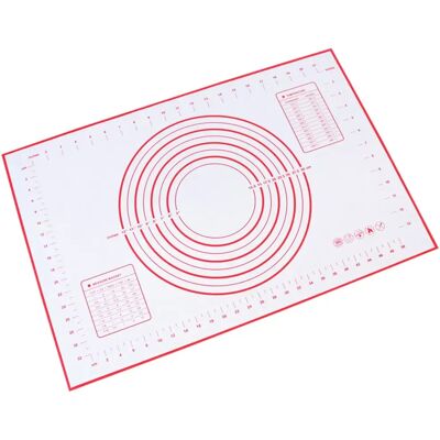 INF Silikon Backmatte 60x40cm (2er-Pack) - Antihaftbeschichtet, Dick, mit Messungen INF Silikon Backmatte 60x40cm (2er-Pack) - Antihaftbeschichtet, Dick, mit Messungen