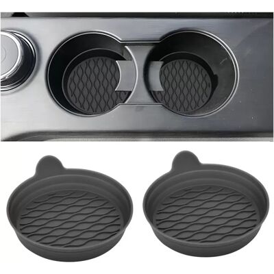 INF Auto Silikon Getränkehalter Matte - Anti-Rutsch Untersetzer, Auslaufsicherer Einsatz, Universal Rund - 2er Pack INF Auto Silikon Getränkehalter Matte - Anti-Rutsch Untersetzer, Auslaufsicherer Einsatz, Universal Rund - 2er Pack