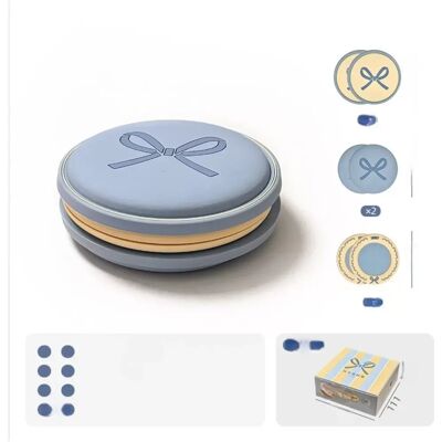 INF Macaron weiche Gummi-Untersetzer 6er-Set – Hitzebeständige, rutschfeste Isolier-Unterlagen in mehreren Farben Blau INF Macaron weiche Gummi-Untersetzer 6er-Set – Hitzebeständige, rutschfeste Isolier-Unterlagen in mehreren Farben Blau