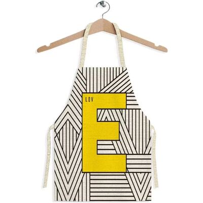 INF Moderne minimalistische geometrische Polyester-Schürze - Ärmellose Küchen- & Atelierschürze INF Moderne minimalistische geometrische Polyester-Schürze - Ärmellose Küchen- & Atelierschürze