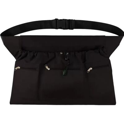INF Oxford-Gewebe Obsternte-Schürze mit Multitaschen und Rückenerntebeutel, 140cm x 57cm Schwarz INF Oxford-Gewebe Obsternte-Schürze mit Multitaschen und Rückenerntebeutel, 140cm x 57cm Schwarz