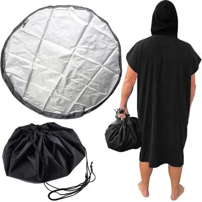 INF 2-in-1 Outdoor-Badewechselmatte und Strand-Aufbewahrungstasche – wasserdichter Oxford-Stoff, faltbare Matte und tragbares L INF 2-in-1 Outdoor-Badewechselmatte und Strand-Aufbewahrungstasche – wasserdichter Oxford-Stoff, faltbare Matte und tragbares L