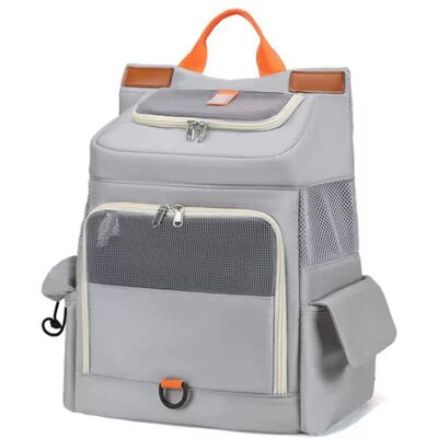 INF Haustier-Tragerucksack - Bequem & Tragbar Grau INF Haustier-Tragerucksack - Bequem & Tragbar Grau