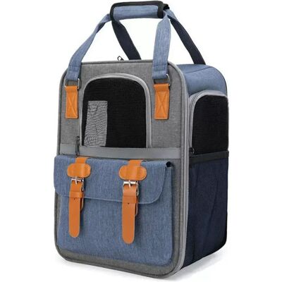 INF Haustier-Tragerucksack - Bequem und Praktisch Blau INF Haustier-Tragerucksack - Bequem und Praktisch Blau